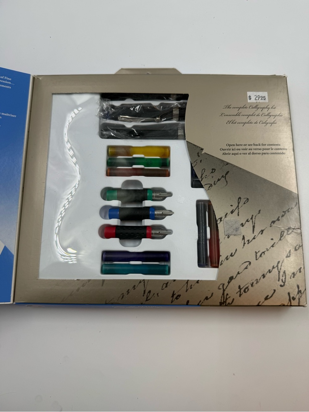 Sheaffer Classic Calligraphy Set Open Box - Picture 2 of 2